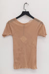 BASERANGE Aroostook T-shirt TOAR-CG-SP24 pink camel